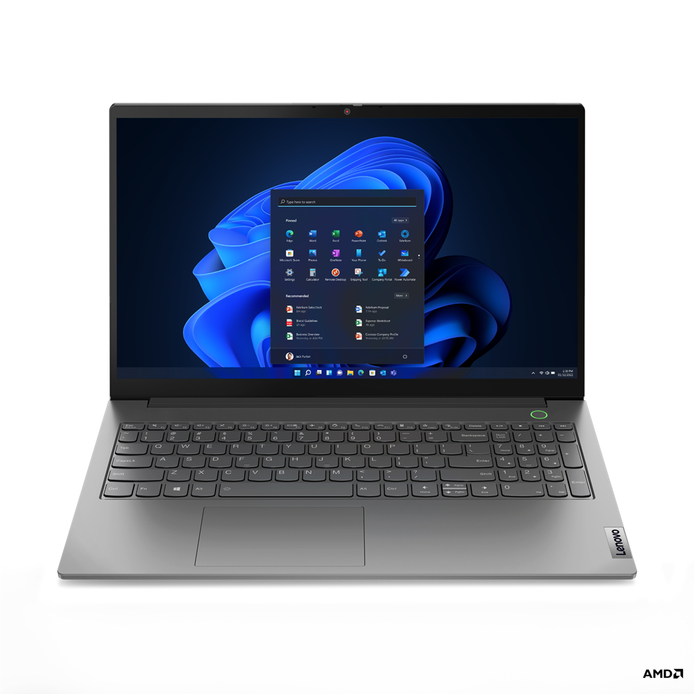 Lenovo ThinkBook 15 5625U Ordinateur portable 39,6 cm (15.6") Full HD AMD Ryzen™ 5 16 Go DDR4-SDRAM 512 Go SSD Wi-Fi 6 (802.11ax) Windows 11 Pro Gris Lenovo ThinkBook 15 5625U Ordinateur portable 39,6 cm (15.6") Full HD AMD Ryzen™ 5 16 Go DDR4-SDRAM 512 Go SSD Wi-Fi 6 (802.11ax) Windows 11 Pro Gris