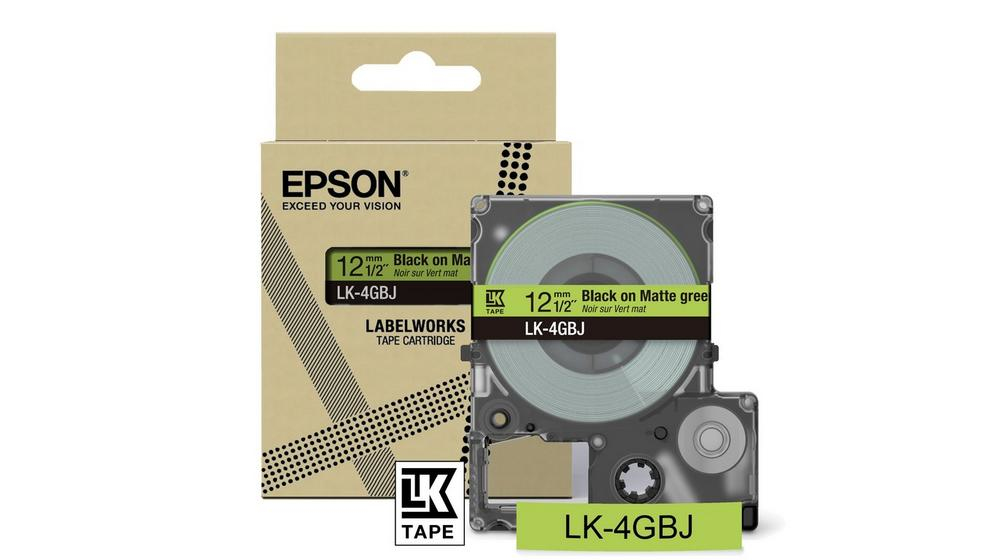 Epson LK-4GBJ Noir, Vert