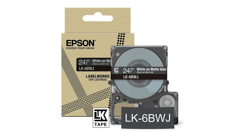 Epson LK-6BWJ Noir, Blanc Epson LK-6BWJ Noir, Blanc