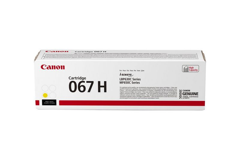 Canon 067H Cartouche de toner 1 pièce(s) Original Jaune