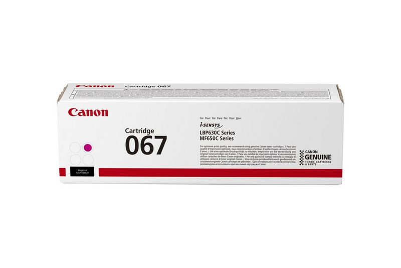 Canon 067 Cartouche de toner 1 pièce(s) Original Magenta Canon 067 Cartouche de toner 1 pièce(s) Original Magenta