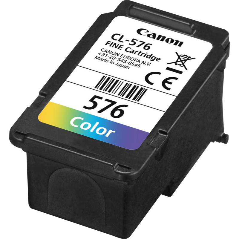 Canon CL-576 cartouche d'encre 1 pièce(s) Original Rendement standard Cyan, Magenta, Jaune Canon CL-576 cartouche d'encre 1 pièce(s) Original Rendement standard Cyan, Magenta, Jaune