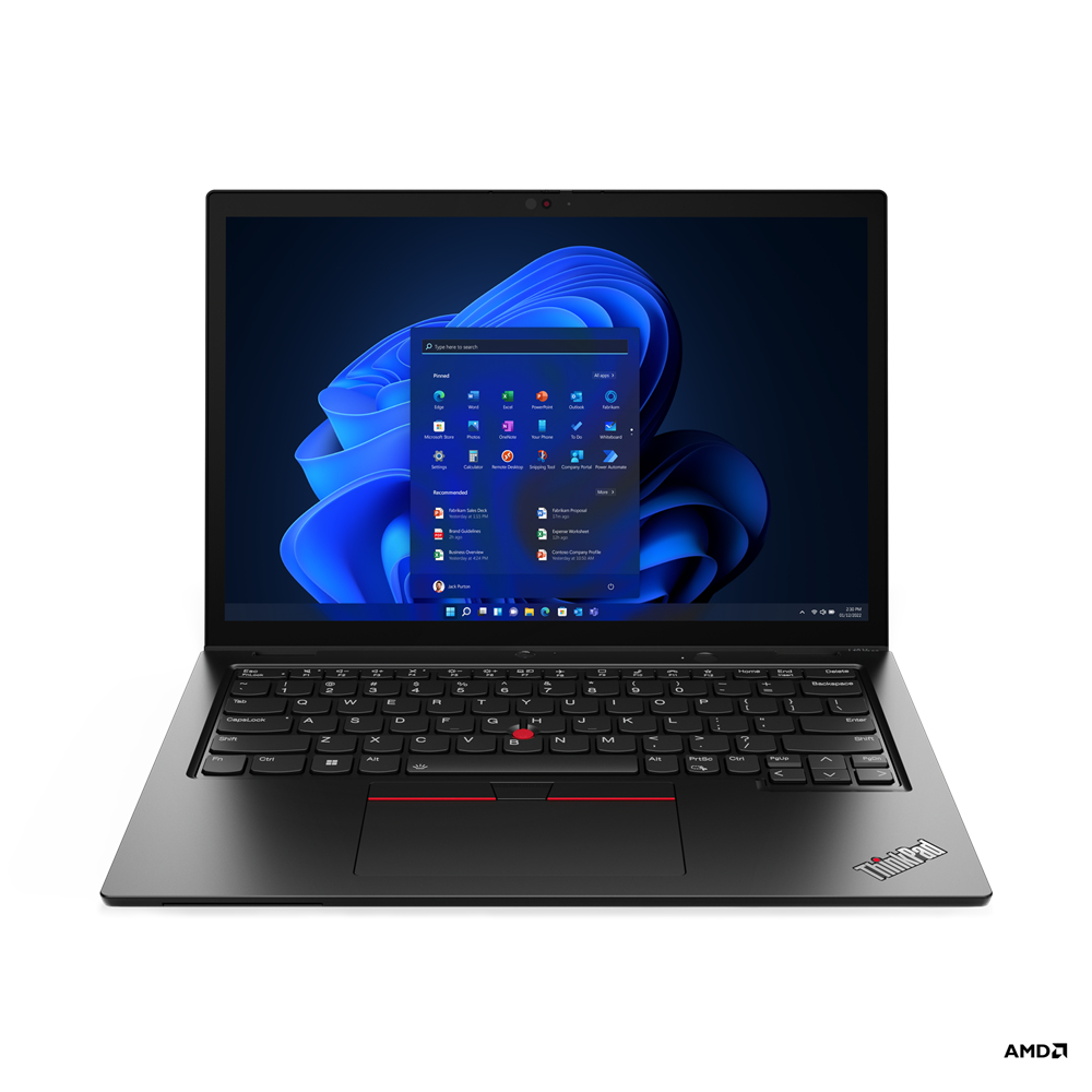 Lenovo ThinkPad L13 Yoga + ThinkVision T24i-2L 5875U Hybride (2-en-1) 33,8 cm (13.3") Écran tactile WUXGA AMD Ryzen™ 7 PRO 16 Go DDR4-SDRAM 512 Go SSD Wi-Fi 6E (802.11ax) Windows 11 Pro Noir