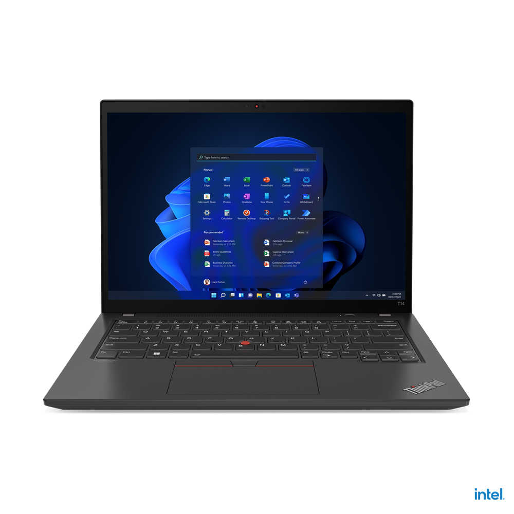 Lenovo ThinkPad T14 i7-1255U Ordinateur portable 35,6 cm (14") WUXGA Intel® Core™ i7 16 Go DDR4-SDRAM 512 Go SSD Wi-Fi 6E (802.11ax) Windows 11 Pro Noir Lenovo ThinkPad T14 i7-1255U Ordinateur portable 35,6 cm (14") WUXGA Intel® Core™ i7 16 Go DDR4-SDRAM 512 Go SSD Wi-Fi 6E (802.11ax) Windows 11 Pro Noir