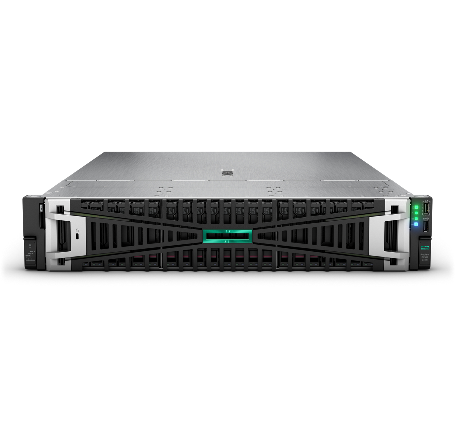 HPE ProLiant DL385 serveur Rack (2 U) AMD EPYC 9124 3 GHz 32 Go DDR5-SDRAM 800 W HPE ProLiant DL385 serveur Rack (2 U) AMD EPYC 9124 3 GHz 32 Go DDR5-SDRAM 800 W