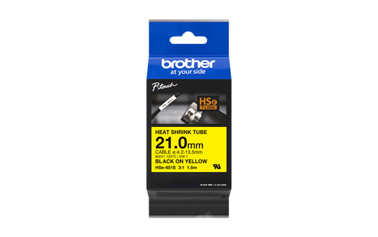 Brother HSE651E ruban d'impression Noir Brother HSE651E ruban d'impression Noir