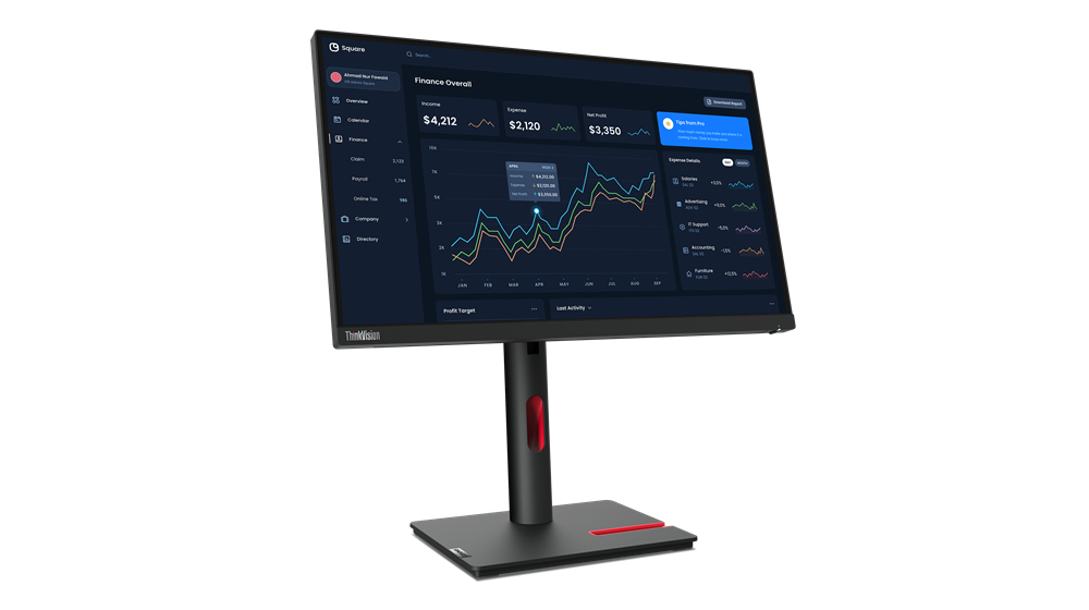 Lenovo ThinkVision T22i-30 54,6 cm (21.5") 1920 x 1080 pixels Full HD LED Noir Lenovo ThinkVision T22i-30 54,6 cm (21.5") 1920 x 1080 pixels Full HD LED Noir