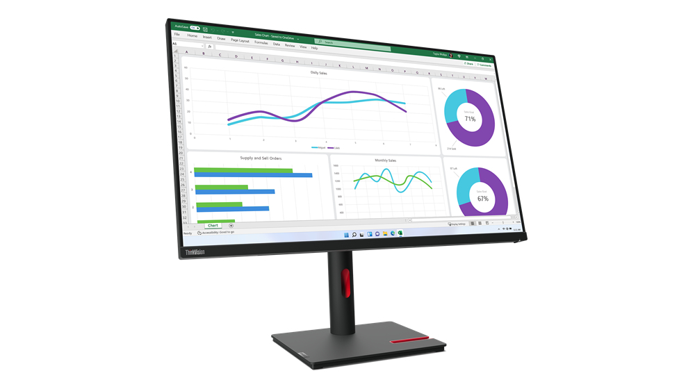 Lenovo ThinkVision T32p-30 80 cm (31.5") 3840 x 2160 pixels 4K Ultra HD LED Noir Lenovo ThinkVision T32p-30 80 cm (31.5") 3840 x 2160 pixels 4K Ultra HD LED Noir