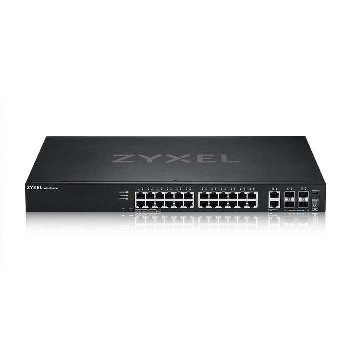 Zyxel XGS2220-30 Géré L3 Gigabit Ethernet (10/100/1000) Noir Zyxel XGS2220-30 Géré L3 Gigabit Ethernet (10/100/1000) Noir