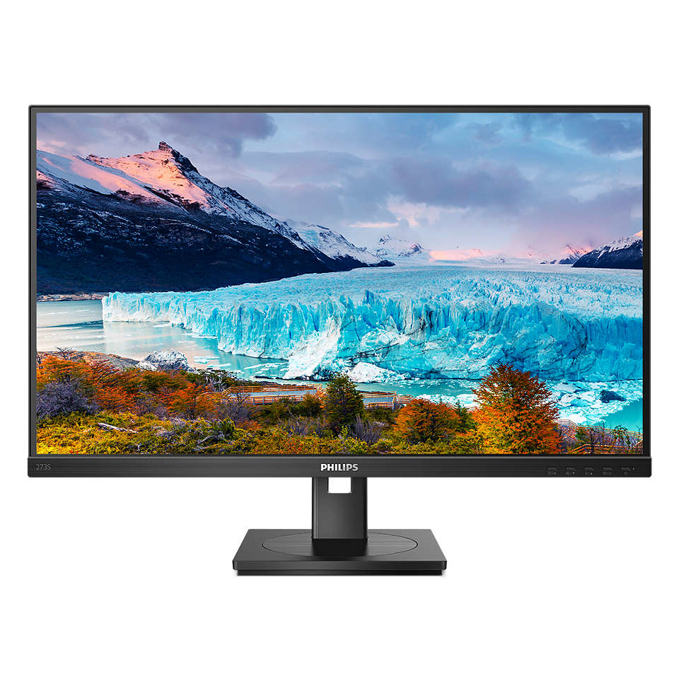 Philips S Line 273S1/00 écran plat de PC 68,6 cm (27") 1920 x 1080 pixels Full HD LCD Noir Philips S Line 273S1/00 écran plat de PC 68,6 cm (27") 1920 x 1080 pixels Full HD LCD Noir