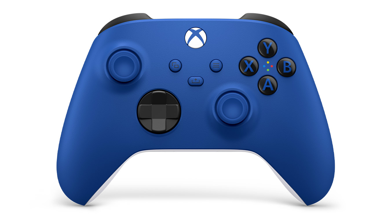 Microsoft Xbox Wireless Controller Bleu, Blanc Bluetooth Manette de jeu Analogique/Numérique Android, PC, Xbox One, Xbox One S, Xbox One X, Xbox Series S, Xbox Series X, iOS