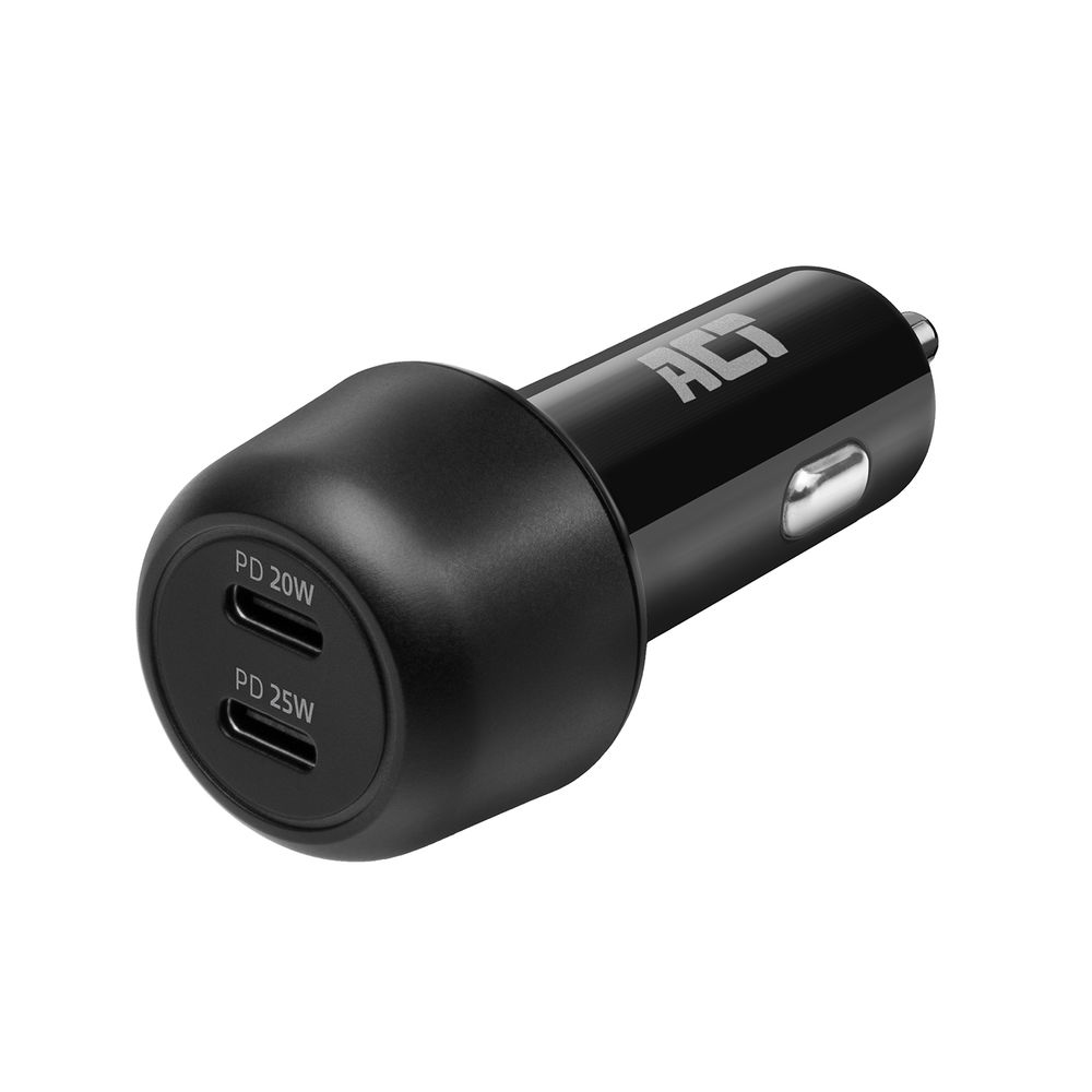 ACT AC2200 chargeur d'appareils mobiles Noir Auto ACT AC2200 chargeur d'appareils mobiles Noir Auto