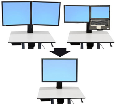 WorkFit-C Dual HD to Single conv kit WorkFit-C Dual HD to Single conv kit