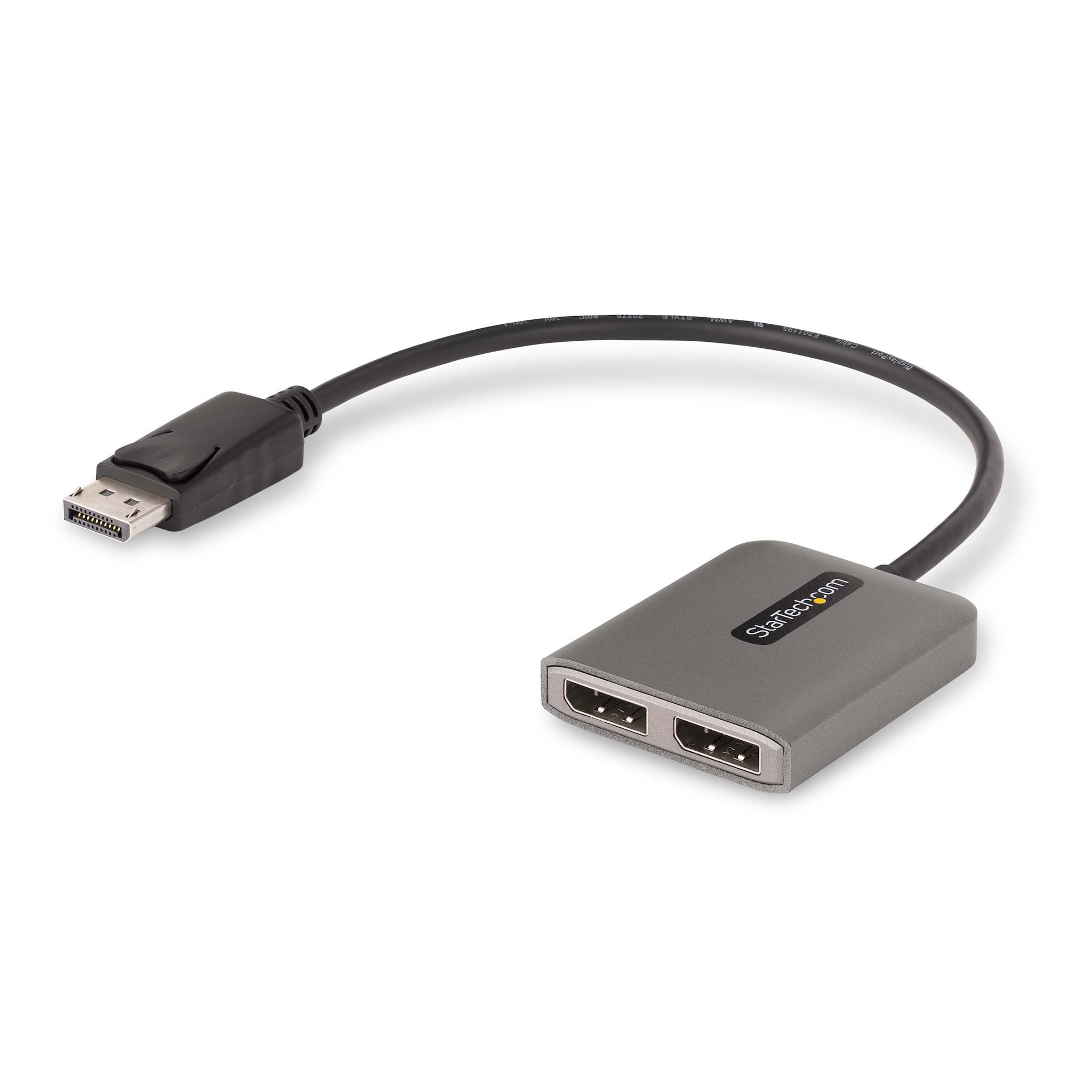 StarTech.com MST14DP122DP câble vidéo et adaptateur 0,3 m DisplayPort 2 x DVI Gris