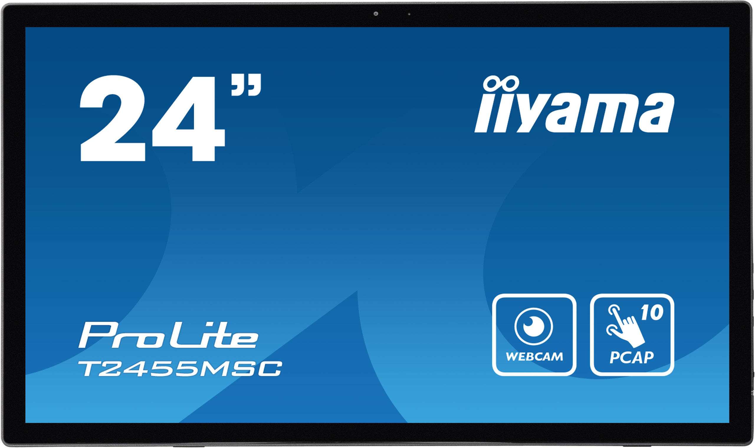 iiyama T2455MSC-B1 affichage de messages Panneau plat de signalisation numérique 61 cm (24") LED 400 cd/m² Full HD Noir Écran tactile iiyama T2455MSC-B1 affichage de messages Panneau plat de signalisation numérique 61 cm (24") LED 400 cd/m² Full HD Noir Écran tactile