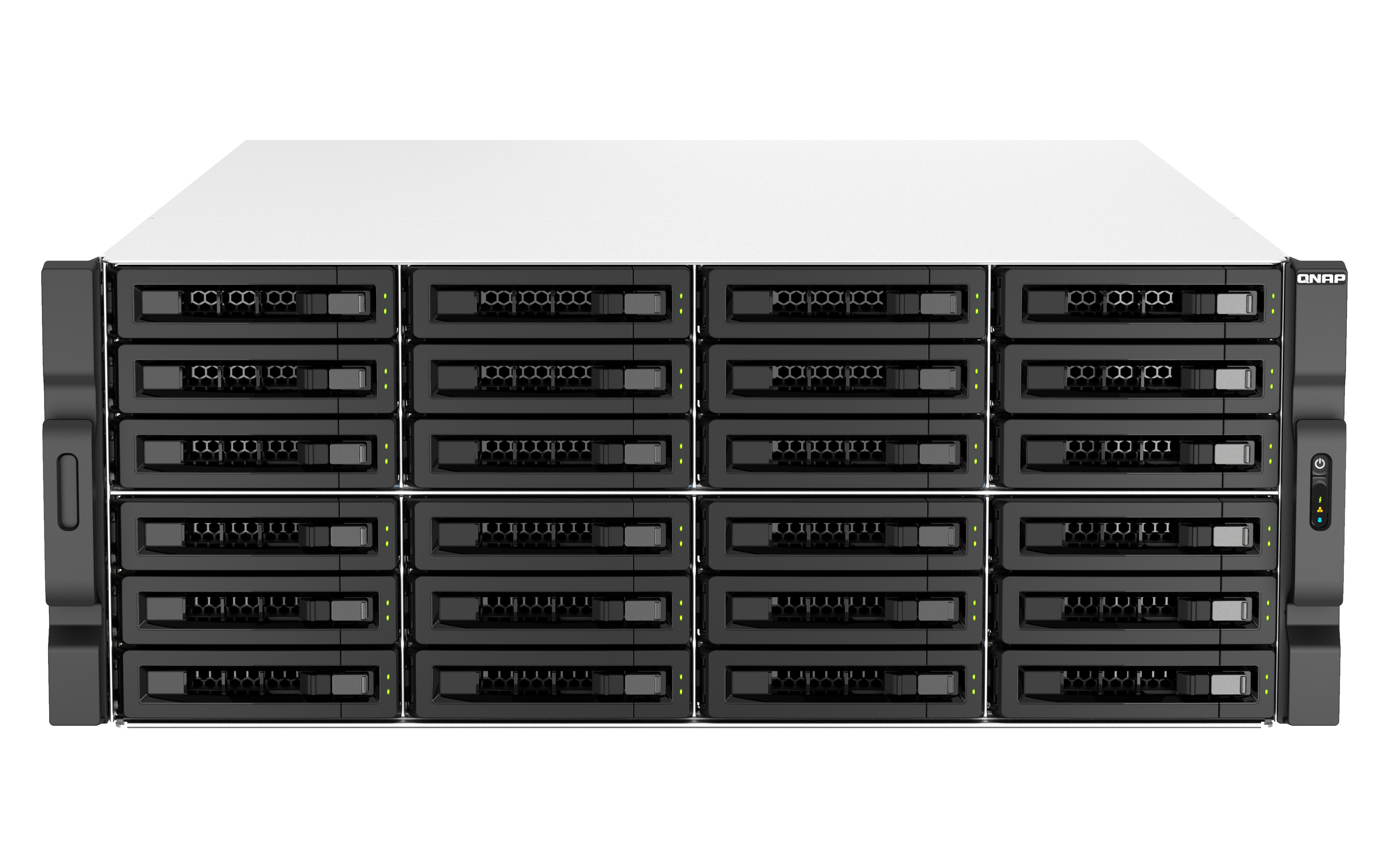 QNAP TS-H3087XU-RP NAS Rack (4 U) Intel Xeon E E-2378 64 Go DDR4 QuTS hero Noir, Blanc QNAP TS-H3087XU-RP NAS Rack (4 U) Intel Xeon E E-2378 64 Go DDR4 QuTS hero Noir, Blanc