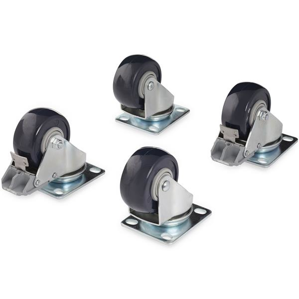 StarTech.com Kit de roulettes pivotantes pour rack serveur / armoire à cadre ouvert StarTech.com Kit de roulettes pivotantes pour rack serveur / armoire à cadre ouvert