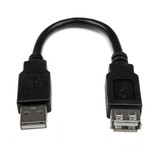 StarTech.com Câble d'extension USB 2.0 de 15cm - Rallonge USB A vers A - M/F StarTech.com Câble d'extension USB 2.0 de 15cm - Rallonge USB A vers A - M/F
