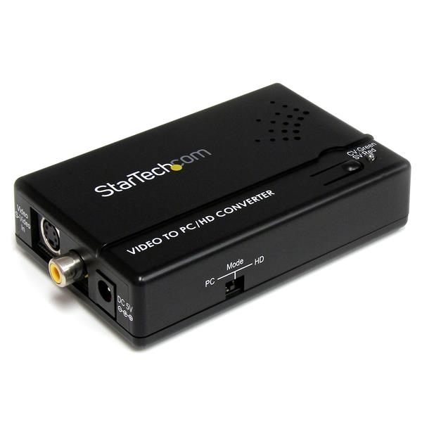 StarTech.com Convertisseur de balayage composite et S-vidéo vers VGA StarTech.com Convertisseur de balayage composite et S-vidéo vers VGA