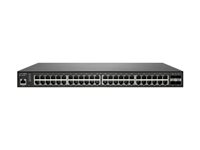 SonicWall SWS14-48FPOE Géré L2 Gigabit Ethernet (10/100/1000) Connexion Ethernet, supportant l'alimentation via ce port (PoE) 1U Noir SonicWall SWS14-48FPOE Géré L2 Gigabit Ethernet (10/100/1000) Connexion Ethernet, supportant l'alimentation via ce port (PoE) 1U Noir