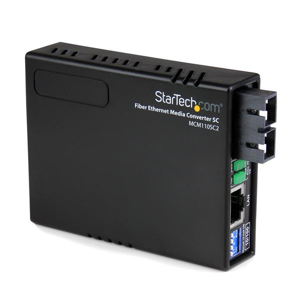 StarTech.com Convertisseur Ethernet fibre optique multimode SC 10/100 - 2 km StarTech.com Convertisseur Ethernet fibre optique multimode SC 10/100 - 2 km