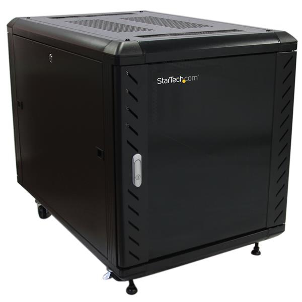 StarTech.com Armoire serveur non assemblee avec roulettes 12U 91 cm StarTech.com Armoire serveur non assemblee avec roulettes 12U 91 cm