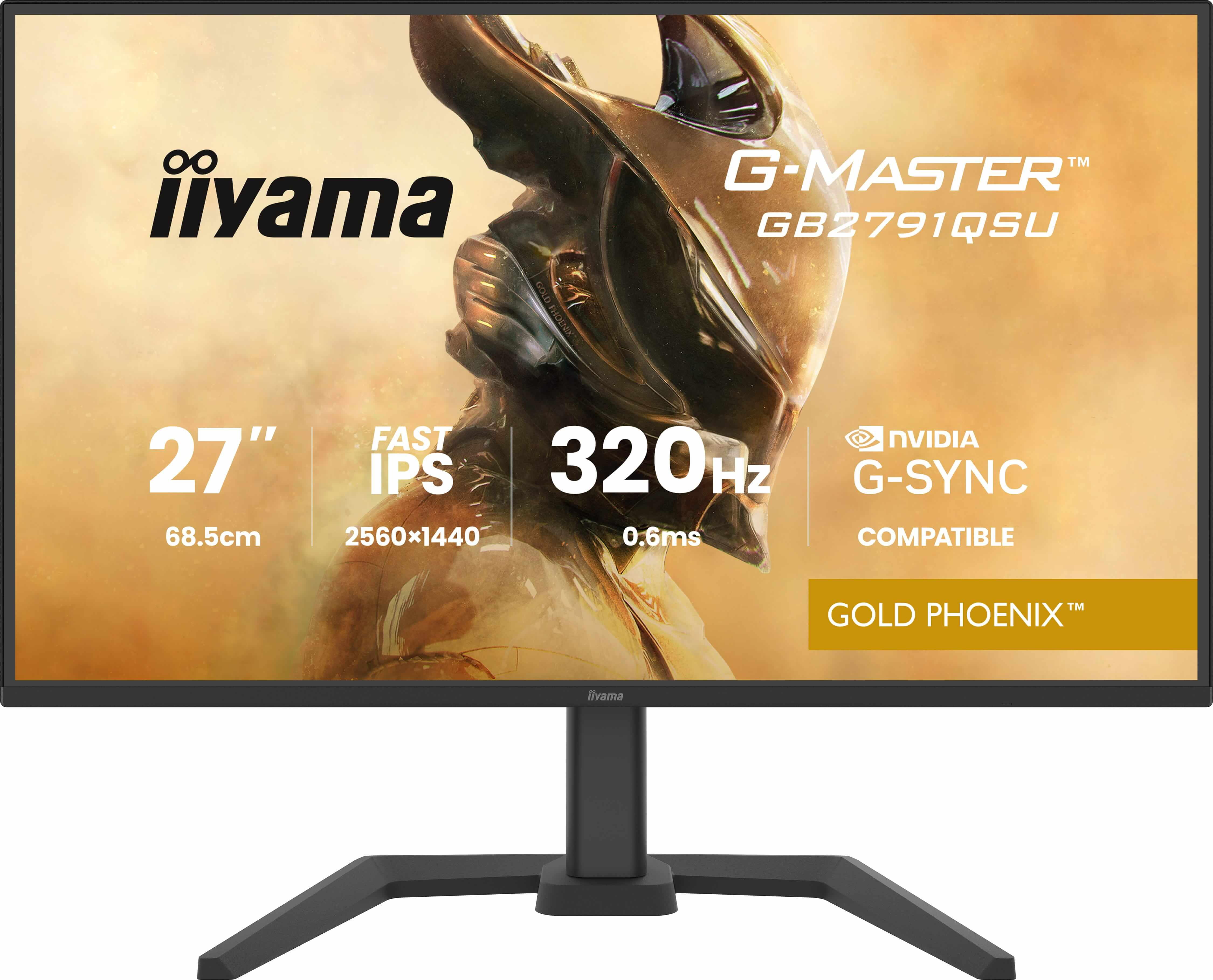 iiyama G-MASTER GB2791QSU-B1 écran plat de PC 68,6 cm (27") 2560 x 1440 pixels Wide Quad HD Noir