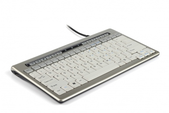 BakkerElkhuizen S-board 840 clavier USB Allemand Gris