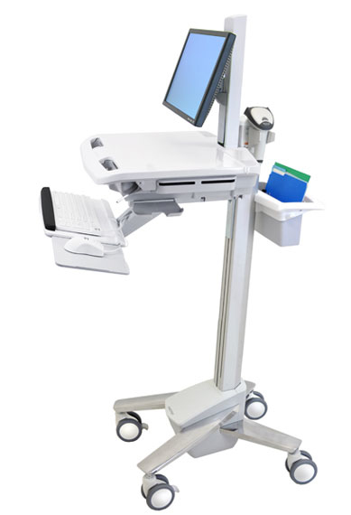 Ergotron EMR Cart with LCD Pivot Ergotron EMR Cart with LCD Pivot