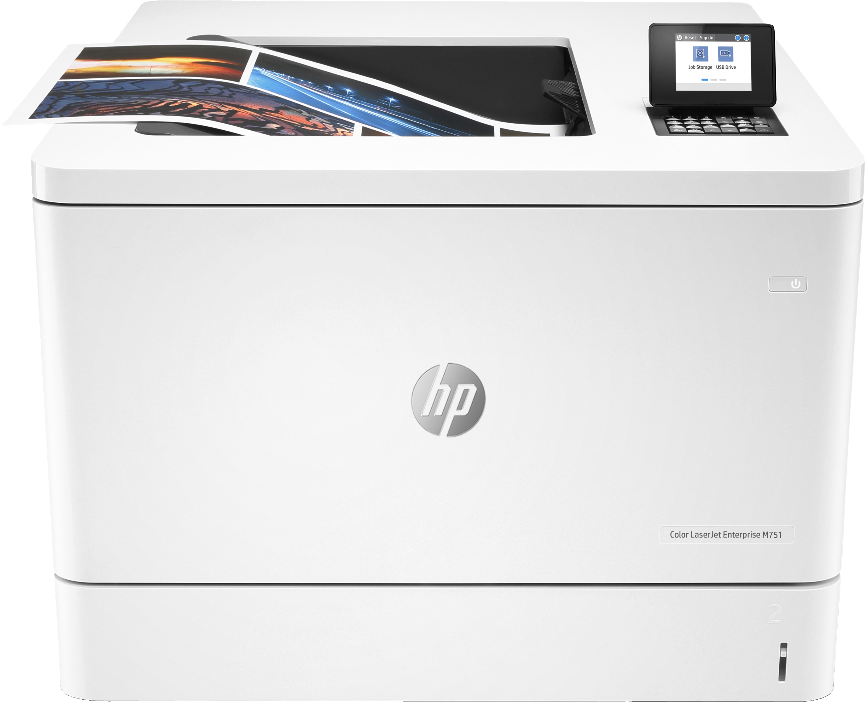 HP Color LaserJet Enterprise M751dn, Imprimer, Impression recto verso