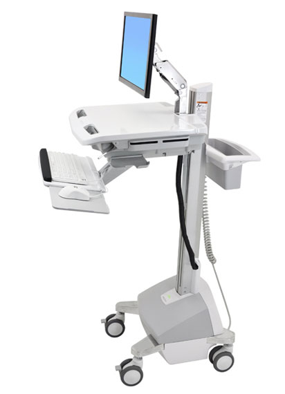 Ergotron EMR Cart with LCD Arm, LiFe Powered Ergotron EMR Cart with LCD Arm, LiFe Powered