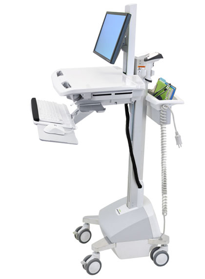 Ergotron EMR Cart with LCD Pivot, LiFe Powered Ergotron EMR Cart with LCD Pivot, LiFe Powered