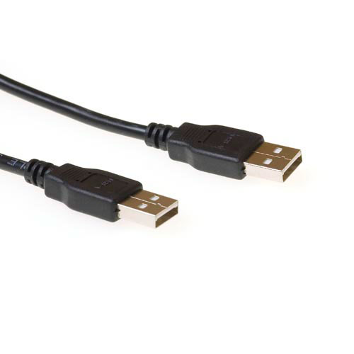 ACT USB 2.0 Connection Cable Black 3.0m câble USB 3 m USB A Noir ACT USB 2.0 Connection Cable Black 3.0m câble USB 3 m USB A Noir