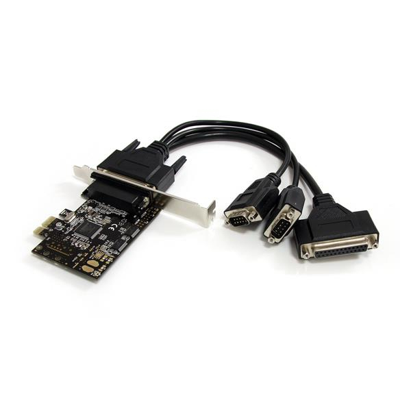 StarTech.com Carte combo série/parallèle PCI Express 2S1P avec câble de dérivation StarTech.com Carte combo série/parallèle PCI Express 2S1P avec câble de dérivation