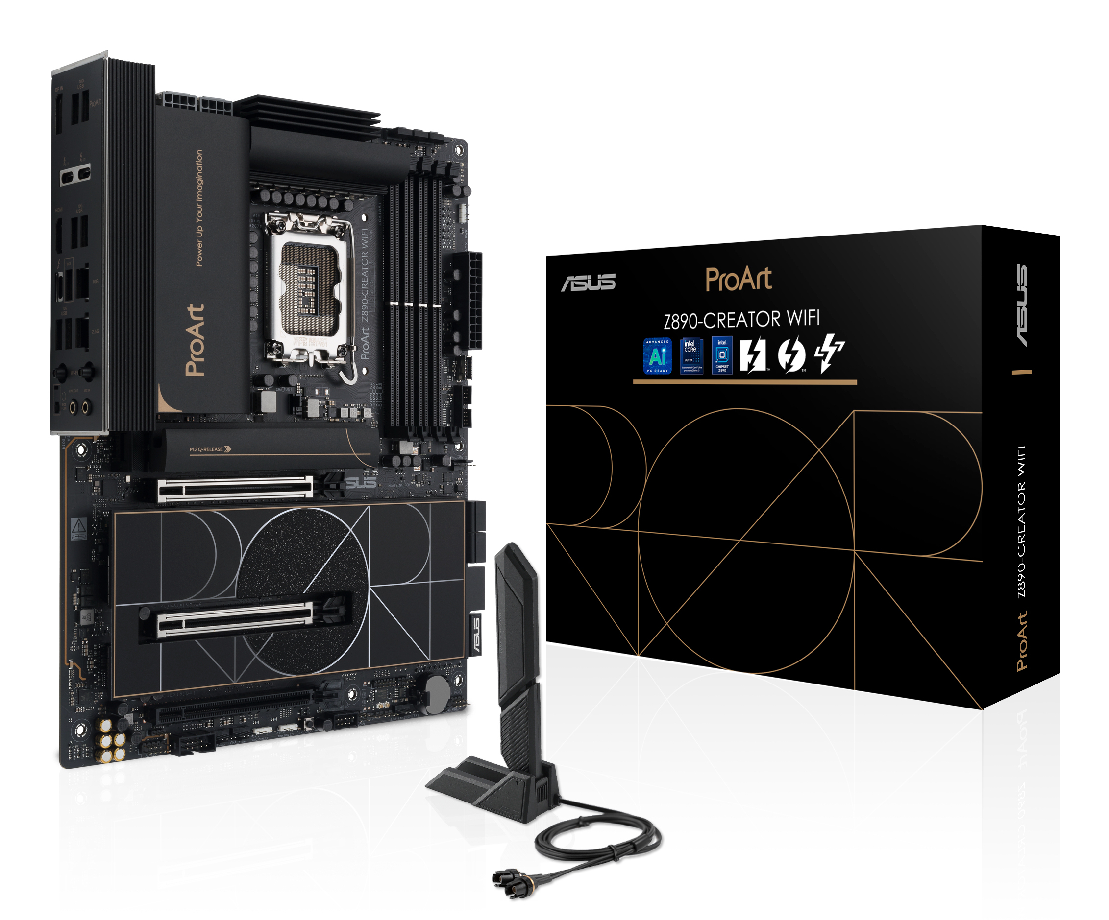 ASUS PROART Z890-CREATOR WIFI Intel Z890 LGA 1851 (Socket V1) ATX ASUS PROART Z890-CREATOR WIFI Intel Z890 LGA 1851 (Socket V1) ATX