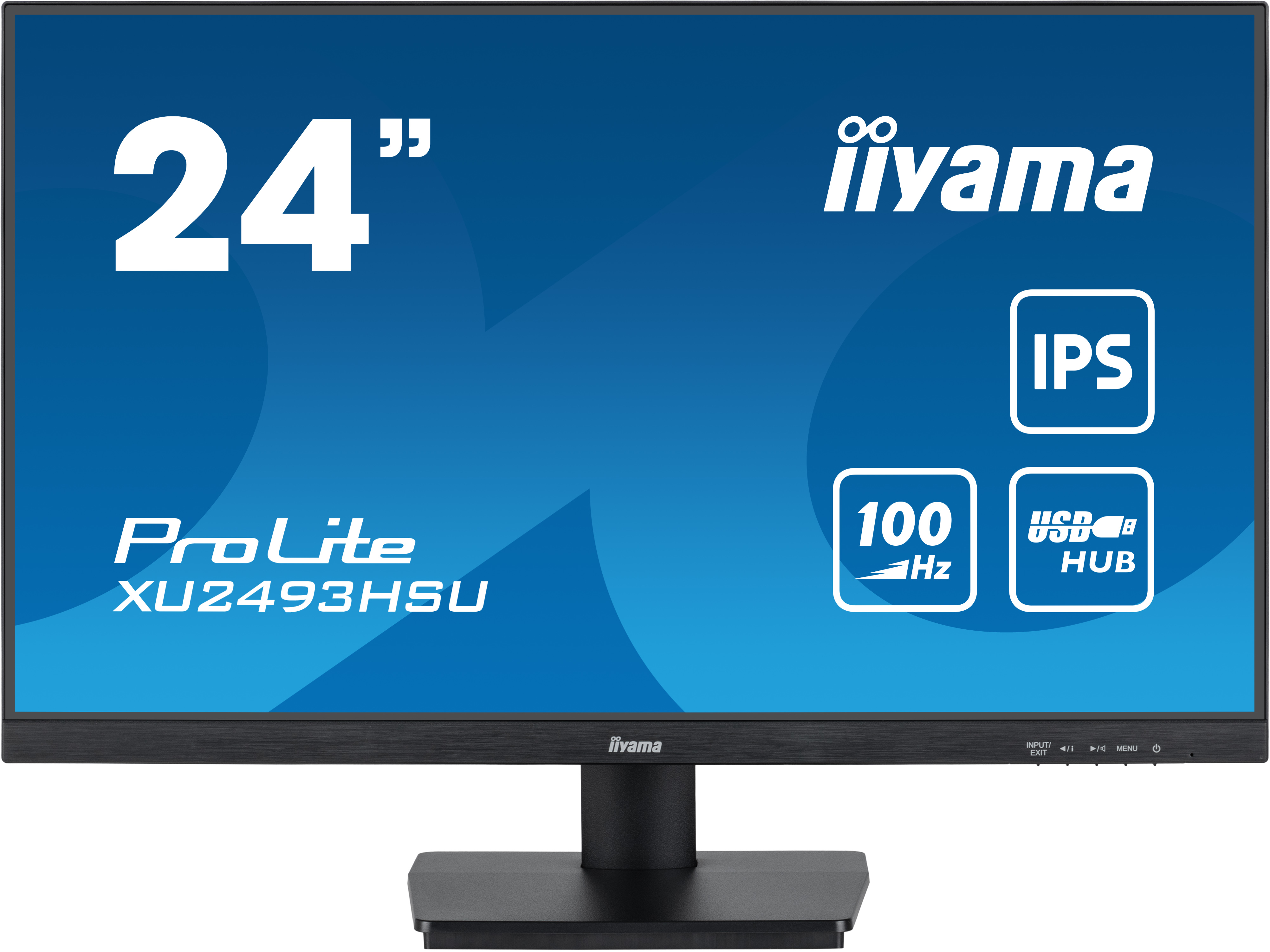 iiyama ProLite XU2493HSU-B6 écran plat de PC 61 cm (24") 1920 x 1080 pixels Full HD LED Noir iiyama ProLite XU2493HSU-B6 écran plat de PC 61 cm (24") 1920 x 1080 pixels Full HD LED Noir