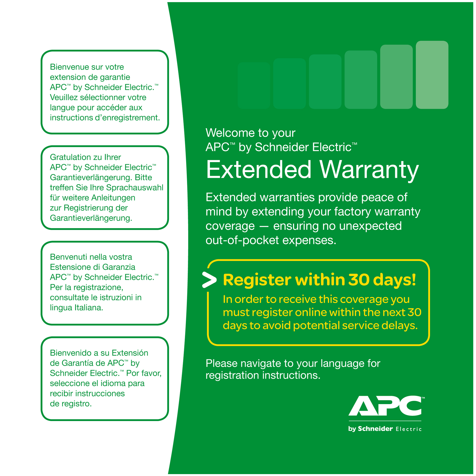 APC Extended Warranty Service Pack APC Extended Warranty Service Pack