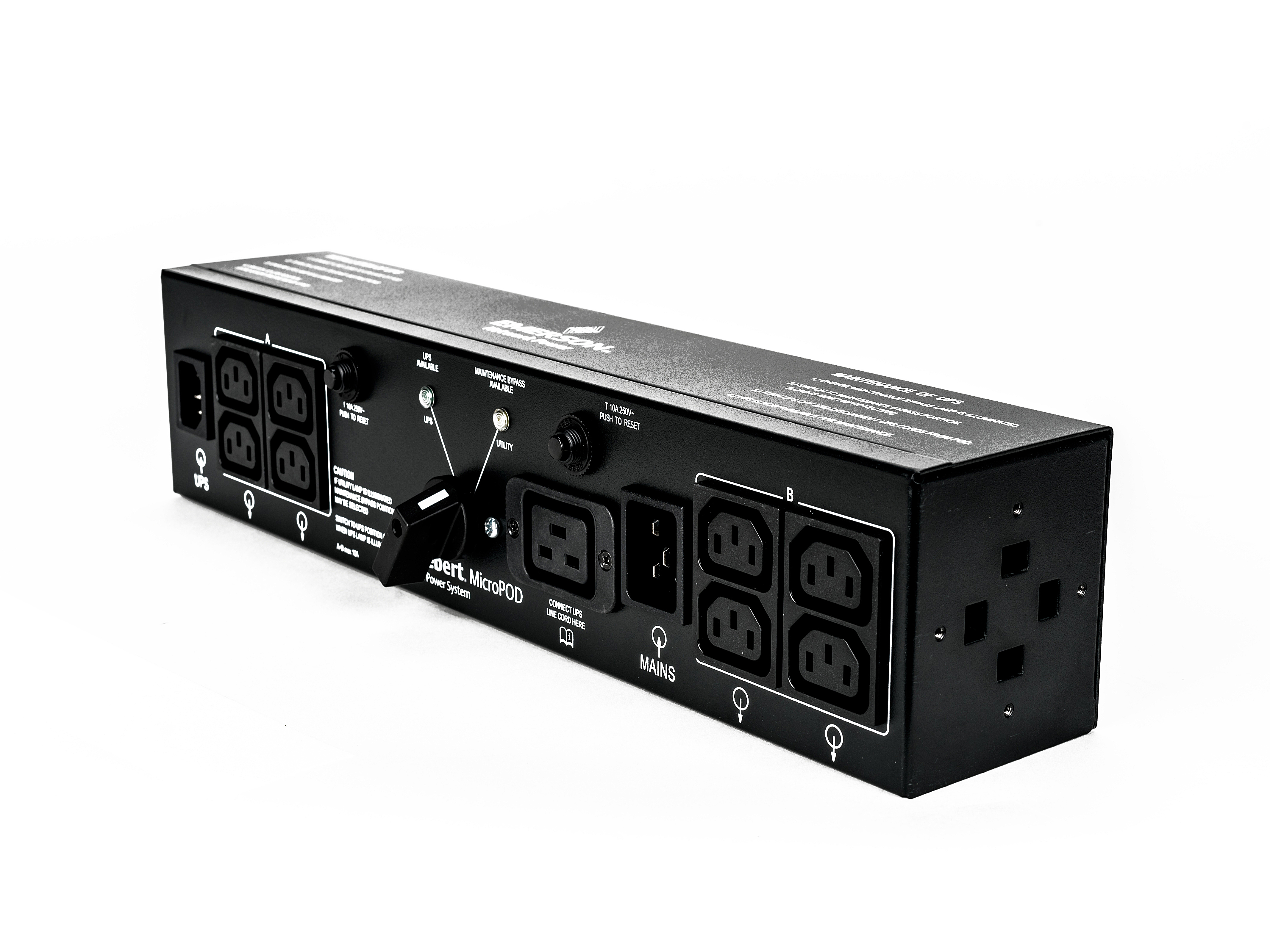 2U MicroPod External maintenance Bypass 2U MicroPod External maintenance Bypass