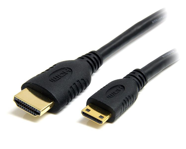 StarTech.com Câble HDMI haute vitesse avec Ethernet 1 m - HDMI vers HDMI Mini - M/M StarTech.com Câble HDMI haute vitesse avec Ethernet 1 m - HDMI vers HDMI Mini - M/M