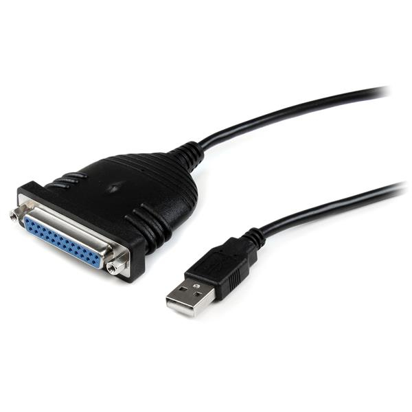 StarTech.com Câble Adaptateur de 1.80m USB vers 1 Port Parallèle DB25 pour Imprimante StarTech.com Câble Adaptateur de 1.80m USB vers 1 Port Parallèle DB25 pour Imprimante