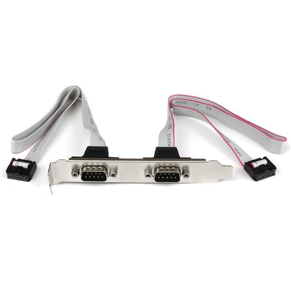 StarTech.com Support de port série DB9 16 pouces à 2 ports vers en-tête 10 broches StarTech.com Support de port série DB9 16 pouces à 2 ports vers en-tête 10 broches