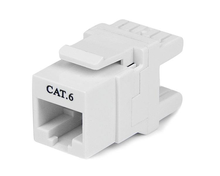 StarTech.com 180 Degree Cat 6 Keystone Jack