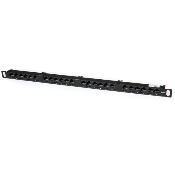 StarTech.com 24 Port 0.5U Cat5e Patch Panel StarTech.com 24 Port 0.5U Cat5e Patch Panel