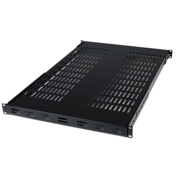 StarTech.com Étagère ventilée à profondeur reglable 1U montable en rack StarTech.com Étagère ventilée à profondeur reglable 1U montable en rack