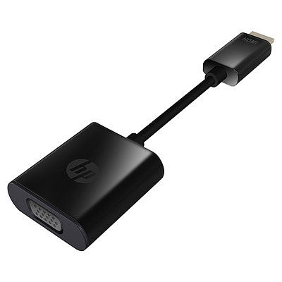 HP HDMI to VGA Adapter VGA (D-Sub) Noir HP HDMI to VGA Adapter VGA (D-Sub) Noir