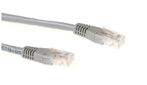 Ewent 2.0m Cat6 UTP câble de réseau Gris 2 m U/UTP (UTP)