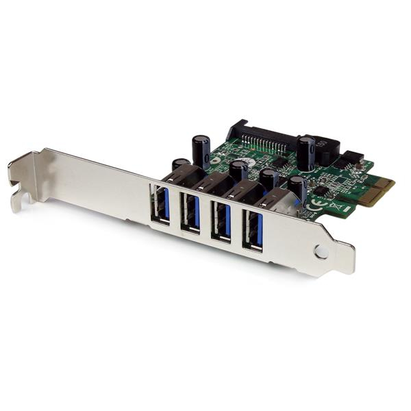 StarTech.com Carte contrôleur PCI Express à 4 ports USB 3.0 SuperSpeed StarTech.com Carte contrôleur PCI Express à 4 ports USB 3.0 SuperSpeed