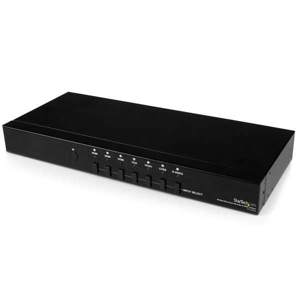 StarTech.com Commutateur HDMI / VGA 7 ports - Switch vidéo Full HD 1080p - Scaler S-VIDEO RCA et Audio StarTech.com Commutateur HDMI / VGA 7 ports - Switch vidéo Full HD 1080p - Scaler S-VIDEO RCA et Audio