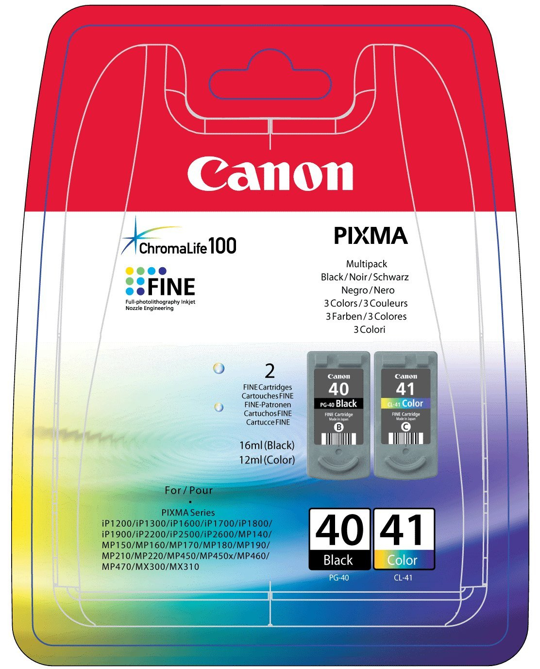 Canon PG-40 / CL-41 Multi Pack Canon PG-40 / CL-41 Multi Pack