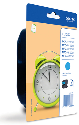 Ink Cartridge LC-125XLCBP Blister Cyan 1 Ink Cartridge LC-125XLCBP Blister Cyan 1
